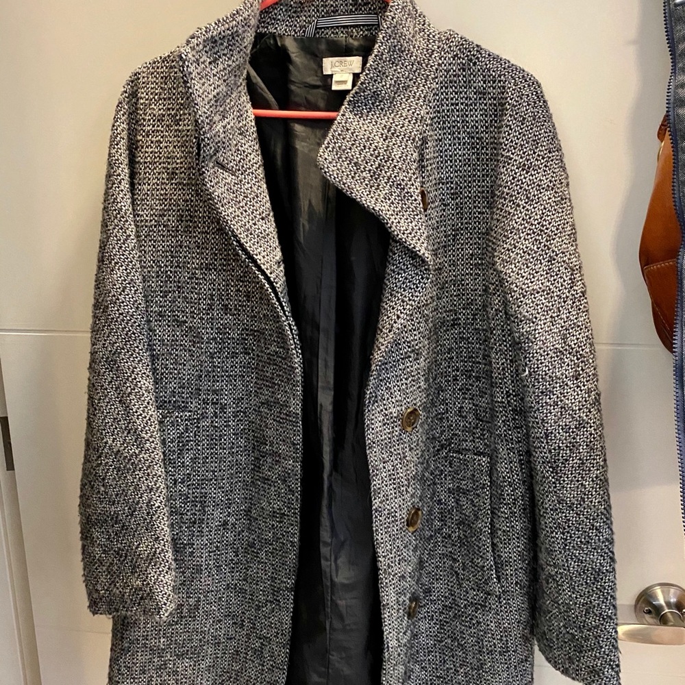 Moving sale! J. Crew tweed city jacket size 2